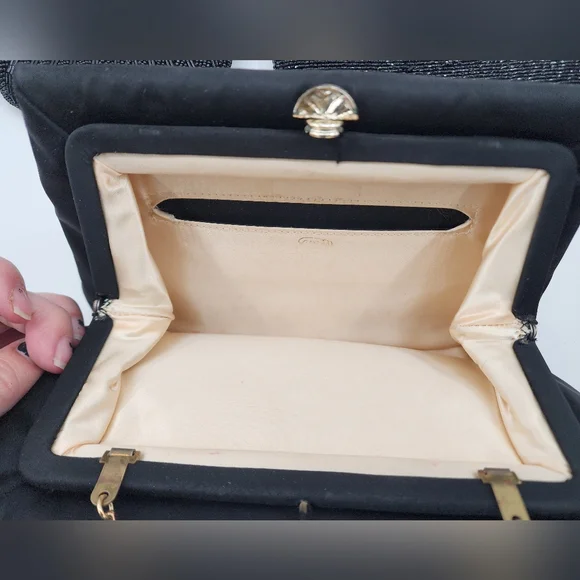 Lot Of 5 Vintage Faux Suede / Beaded Purses - Picture 12 of 13